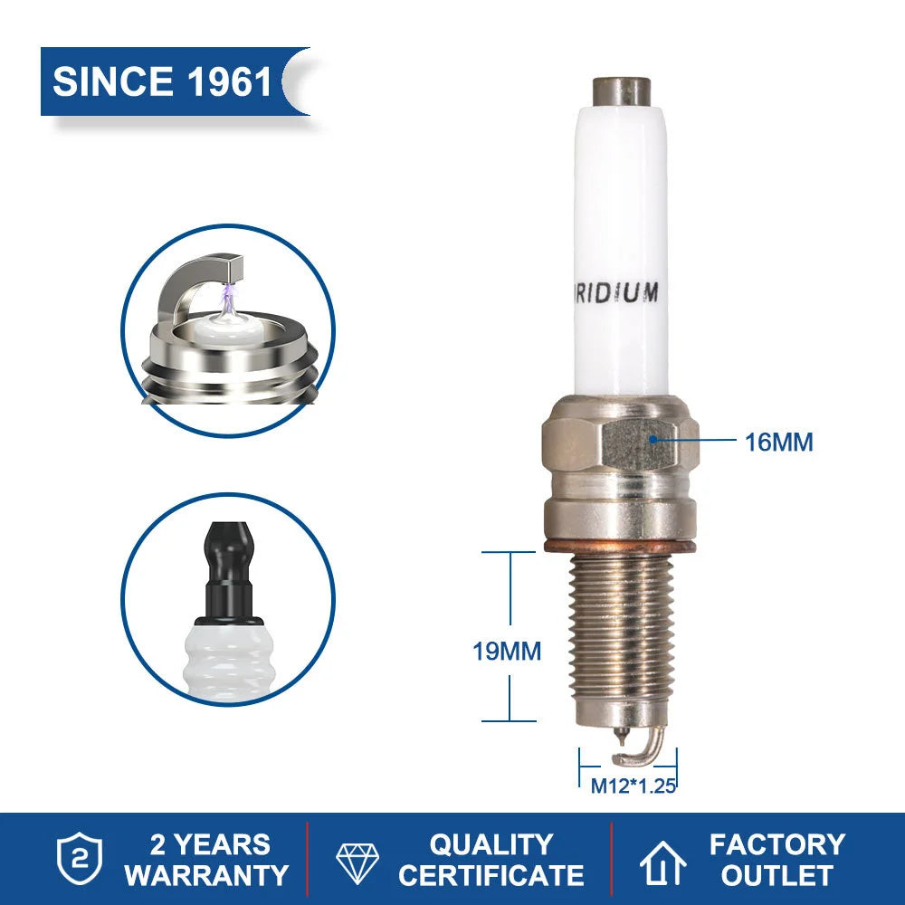 2-8PCS Iridium Platinum Spark Plugs TORCH DK7RBIP Replace for Candles 0241145515 VW 04E905601B 04E905612C PZKER7A8EGS