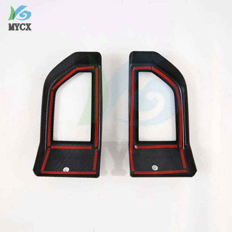 Fit for Ford Raptor F-150 2017 2018 2019 2020 Car Accessories ABS Carbon Front Side AC Vent Outlet Sticker Cover Strips 3pcs