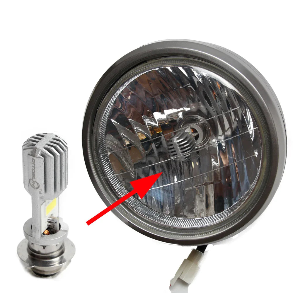 Accesorios de motocicleta para HOY AF61 conjunto de faros de motocicleta scooter faro de motocicleta