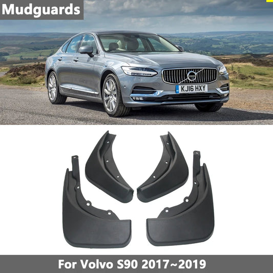 Car Tire Fender Mud-flap for VOLVO S90 2017-2019 Mudflaps 2017 2018 2019 Splash-Proof Guard Mudguards Auto-Accessories-Goods