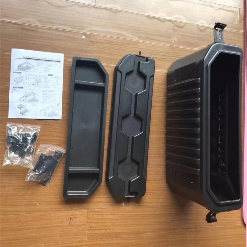 Caja de almacenamiento para herramientas de camión, compatible con Hilux Mu-x D-max Navara L200, accesorios exteriores para automóviles
