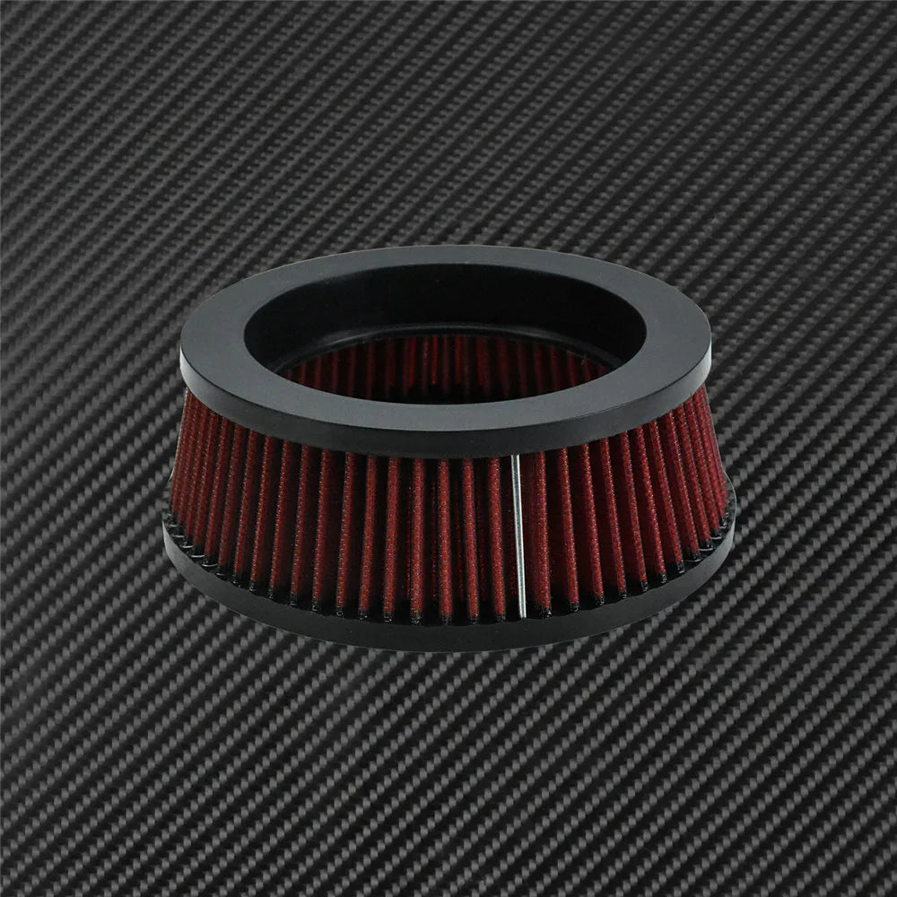 Motorcycle Air Filter Cleaner System Inner Element Replacement Grey/Red/Blue For Harley Touring Dyna Softail Sportster 883 1200