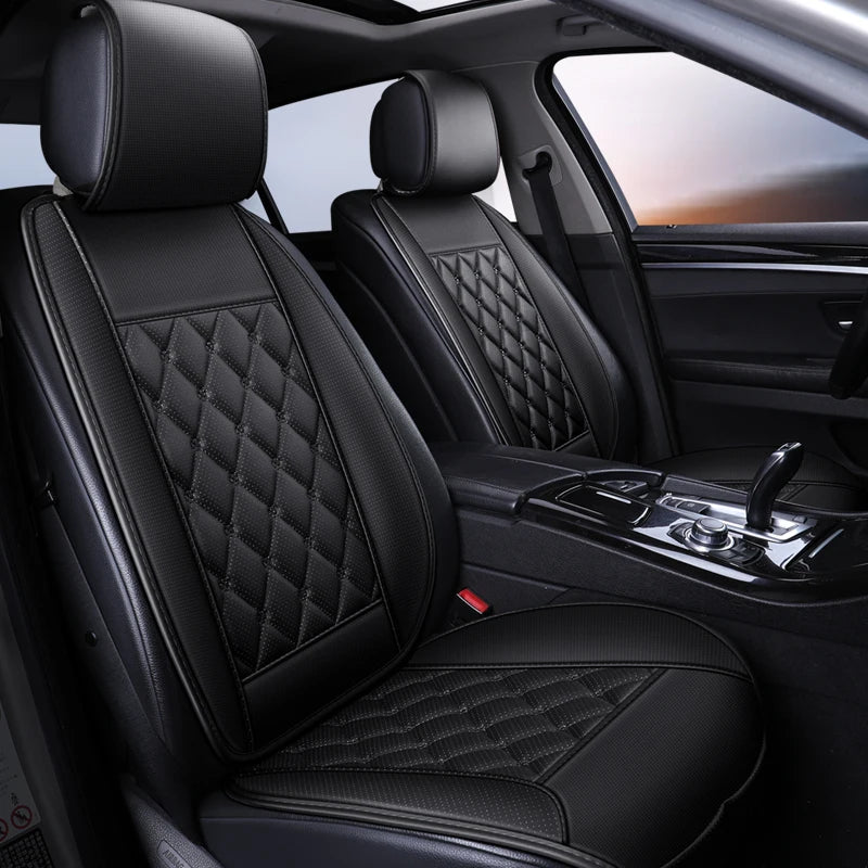Auto Seat Cushion Leather Seat Cover Car Seat Protector Cushion seat Car Front Seats Covers luxury car seat Cape 5 seats