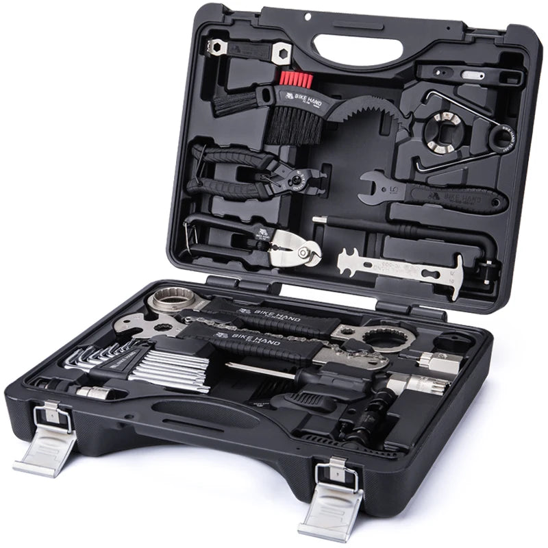 BikeHand Bicycle Repair Tools Bike Multitool Kit Set for MTB Road Bikes Home Maintenance Repair Set Tire Lever Chain BB Tools