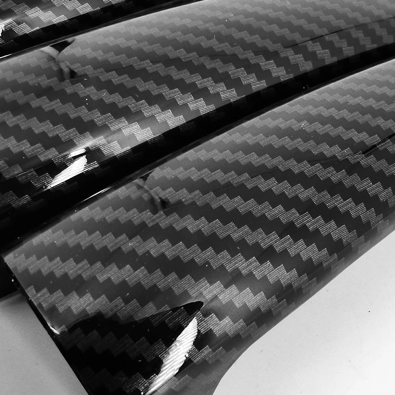 For Citroen C5 RD/TD 2008-2014 Accessory carbon fibre pattern car side door handle covers trim 2009 2010 2011 2012 2013