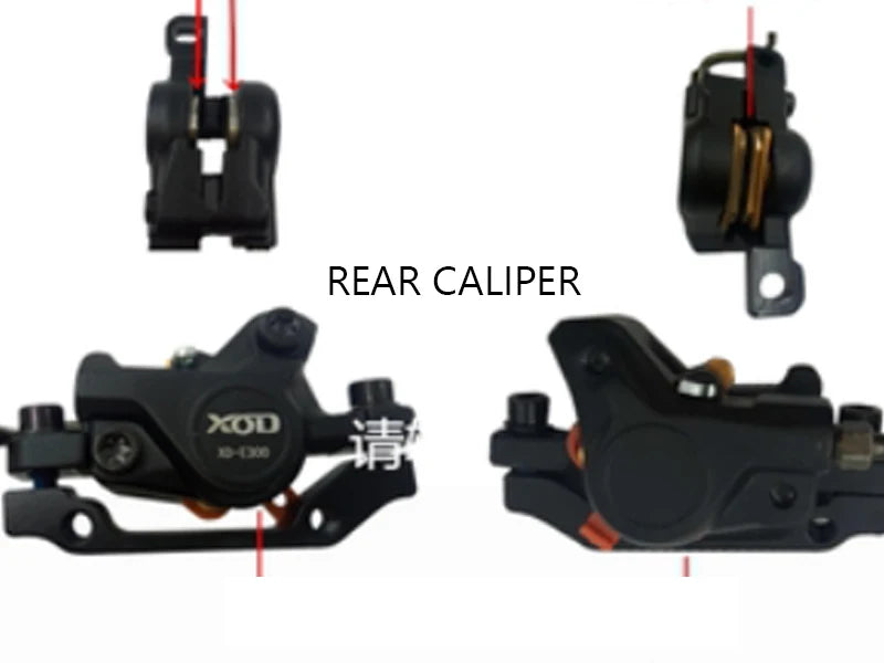 Original XOD e300 Ebike Electricty Power Control Shifter Disc Brake Hydraulic Bicycle Brake Ebike Parts