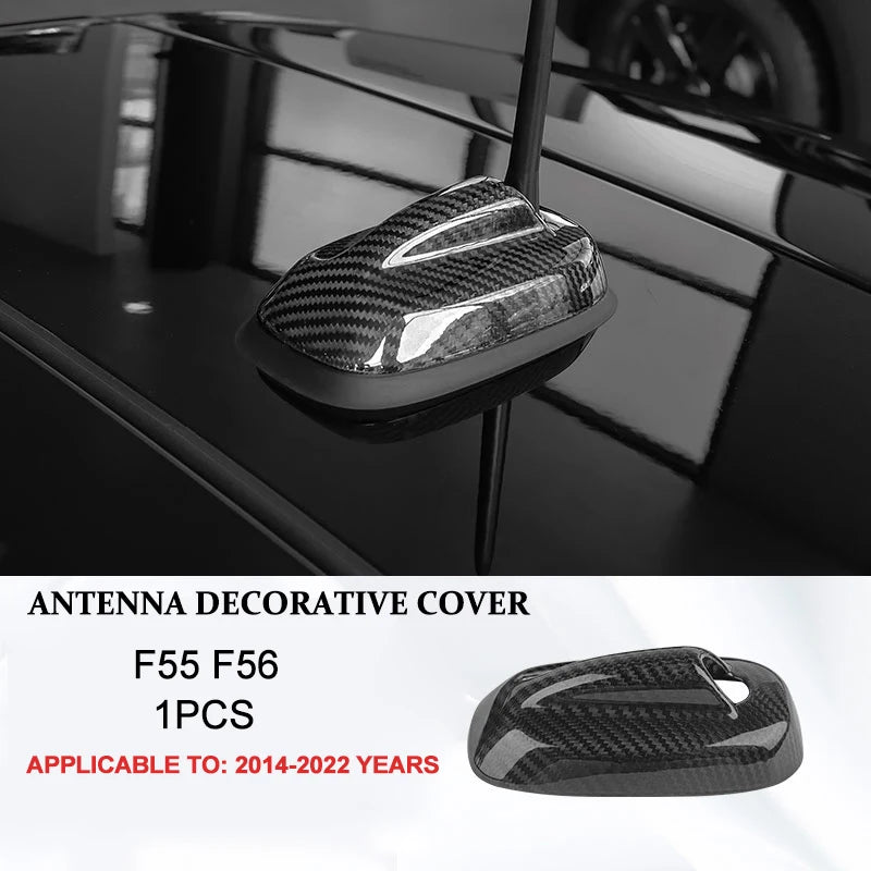Car Interior Accessories For Mini Cooper F54 F55 F56 F57 F60 Real Carbon Fiber Decorative Cover Sticker Protective Auto Part