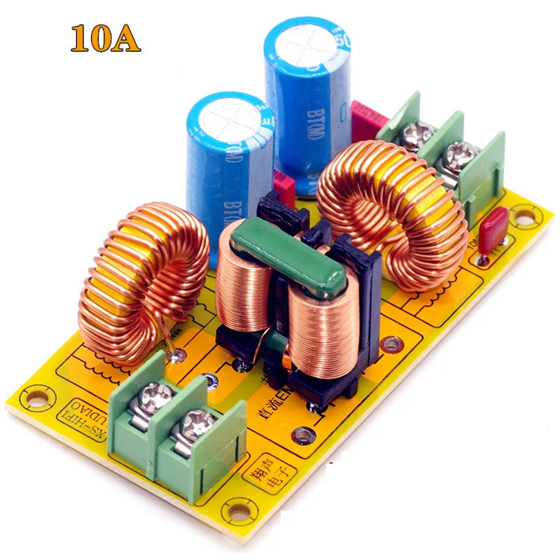2A 4A 10A 20A DC LC Filter EMI electromagnetic interference Filter EMC FCC high frequency power Filtering for 12V 24V CAR