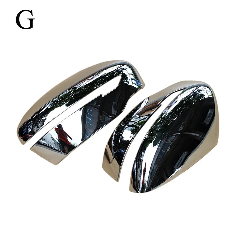 Accesorios de decoración para Nissan Qashqai J11, rejilla roja, espejo, luz antiniebla, manija de puerta, cubierta de copa, embellecedor, 2015-2020