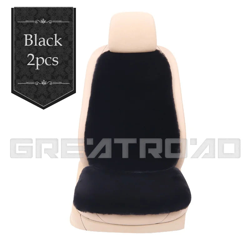 Car Full Seat Cover Protector Accessories Artificial Plush Warm Car Interior Covers Auto Cushion Cover 5 Seat Universal Size