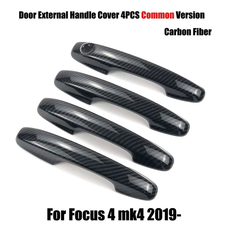Accesorios de estilo de coche, cubierta decorativa para manija de puerta exterior de Ford Focus 2, 3, 4, MK2, MK3, MK4, Kuga, Escape, Maverick y Ranger.