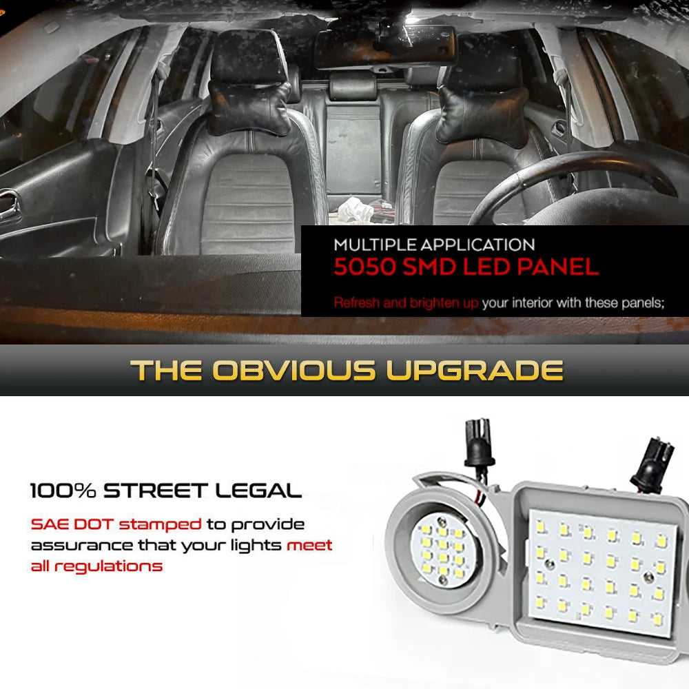LED Car Interior Dome Reading Light For VW Passat Golf Jetta Tiguan Touran Sharan Seat Alhambra Leon Skoda Octavia Superb Yeti