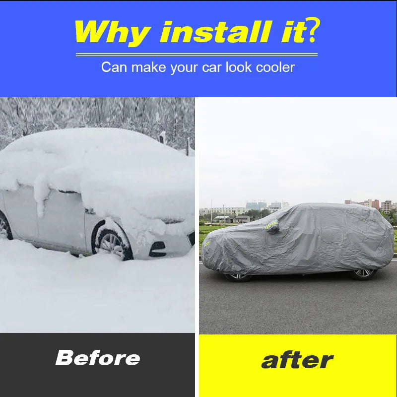 Full Car Cover Exterior Decoration Auto Accessories Outdoor Protection Dust-Proof Waterproof Parts For Changan CS55 2020-2017