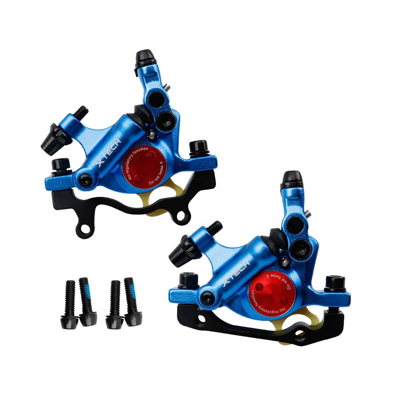ZOOM HB100 MTB Hydraulic Brakes Set Bicycle Caliper Disc Brakes For Mountain Bike Pushes Caliper Piston Cycling With Rotor 160mm