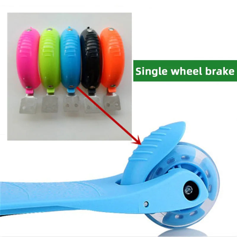 Scooter brake accessories brake pads children three or four wheeler skid rear wheel brake pads scooter back wheel brake