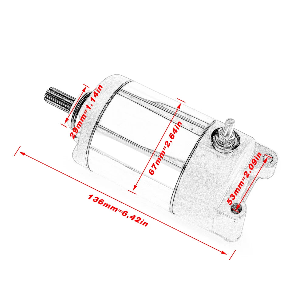 Electrical Engine Starter Motor For Honda FTR223 SL230 CRF230F CG125ES CG125M XR125 XR125L 31200-KBB-901 / CRF 230F XR 125 125L