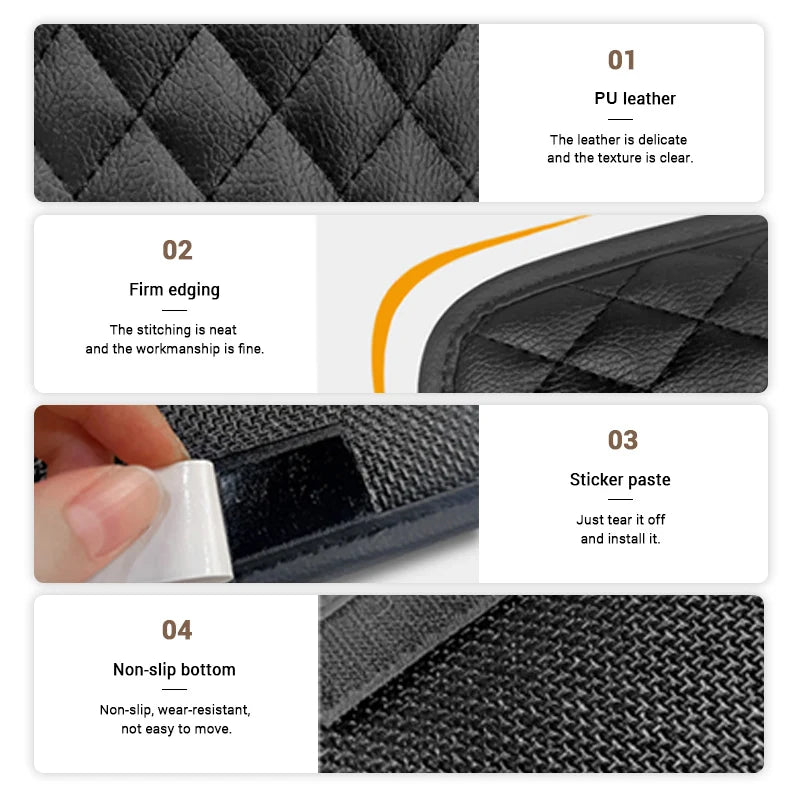 Multifunction Car Organizers Pocket Bags For Car Storage Box Collecting Bag For Cards Phone Key Sticky Pouch In Car Interior