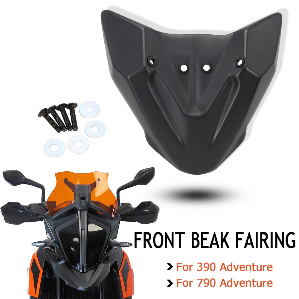 Para 790 390 Adventure ADV 2019 2020 2021 Accesorios Motor Rueda delantera Guardabarros Pico Cono de nariz Protector Extensión Cubierta Carenado