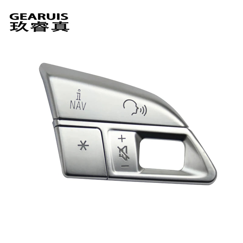 Car styling Atuo steering wheel switch buttons Trim Frame Covers stickers for Audi A6 A7 C7 S6 S7 RS6 RS7 Interior Accessories