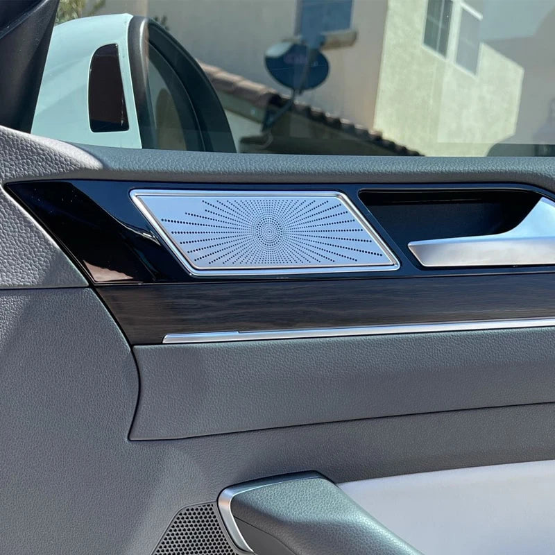 Car Interior Door Sound Speaker Cover Panel Styling for Volkswagen Arteon 2017 2018 2019 2020  Accessories Auto Loudspeaker