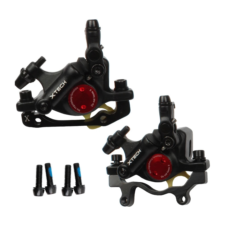 ZOOM HB100 MTB Hydraulic Brakes Set Bicycle Caliper Disc Brakes For Mountain Bike Pushes Caliper Piston Cycling With Rotor 160mm