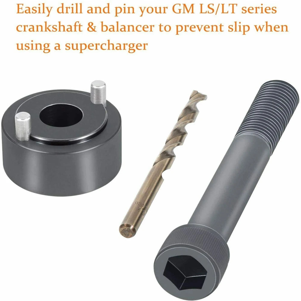 LS Crank Pin Kit LS1 LS2 LS3 LT1 LQ4 LQ9 LSX LSA 5.3 6.0 Crankshaft Damper Drill Pinning Fixture Tool Car Accessories