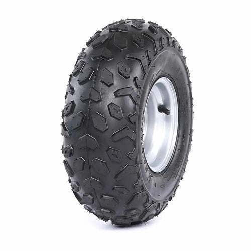2x 145/70- 6 Go-Cart Tyre + Go-Cart Wheel Rim for 50/70/90/110/125cc Quad Bike Buggy AT Coolster Polaris Kawasaki