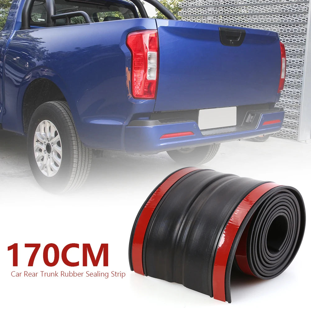 67x4 inch Practical Rubber Pickup Truck Bed Tailgate Gap Cover Multi-functional Durable Classic Filler Seal Shield Cap