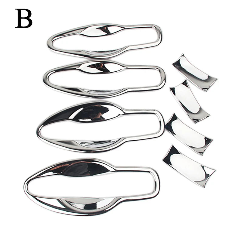 Accesorios de decoración para Nissan Qashqai J11, rejilla roja, espejo, luz antiniebla, manija de puerta, cubierta de copa, embellecedor, 2015-2020