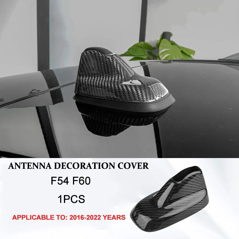 Car Interior Accessories For Mini Cooper F54 F55 F56 F57 F60 Real Carbon Fiber Decorative Cover Sticker Protective Auto Part