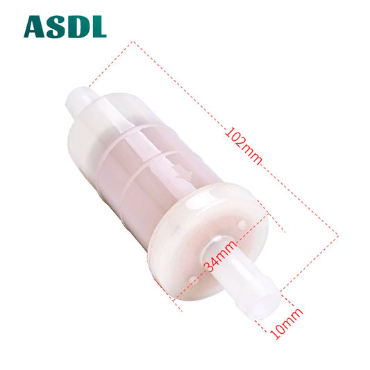 10mm Universal Petrol Gas Oil Gasoline Fuel Filter for HONDA KAWASAKI YAMAHA SUZUKI Street Dirt Bike ATV Motorcycle