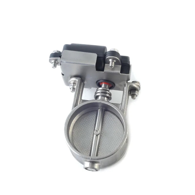 Válvula de control de escape eléctrica Unidad de válvula eléctrica con interruptor 2&2.36&2.5&3.0 pulgadas Excelente sellado Válvula de control de escape