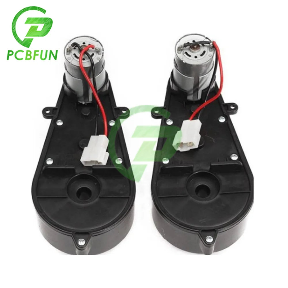 12V 18000-23000RPM Electric DC Motor Gearbox Wear-resistant Low Noise DC Motor Gear Box for Motorcycle Kids Car Toy