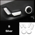 For Volvo XC60 XC90 S90 2018 2019 2020 2021 ABS Car Seat Adjustment Switch Knob Panel Trim Covers Interior Moulding Accessories