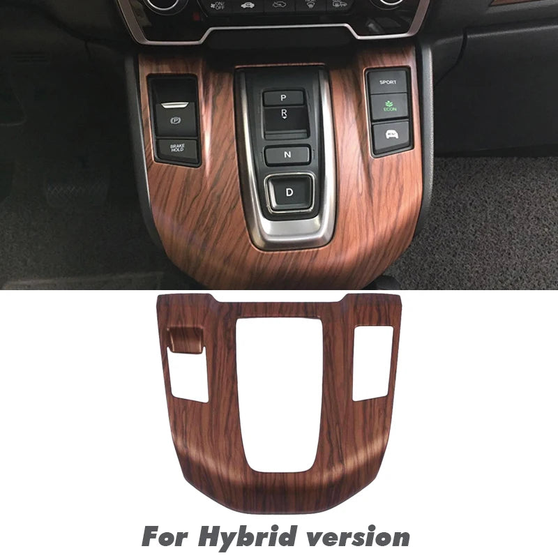 Car Interior Peach Wood Grain Inner Door Handle Decoration Frame Car Styling For Honda CRV CR-V 2017 2018 2019 2020 Accessories