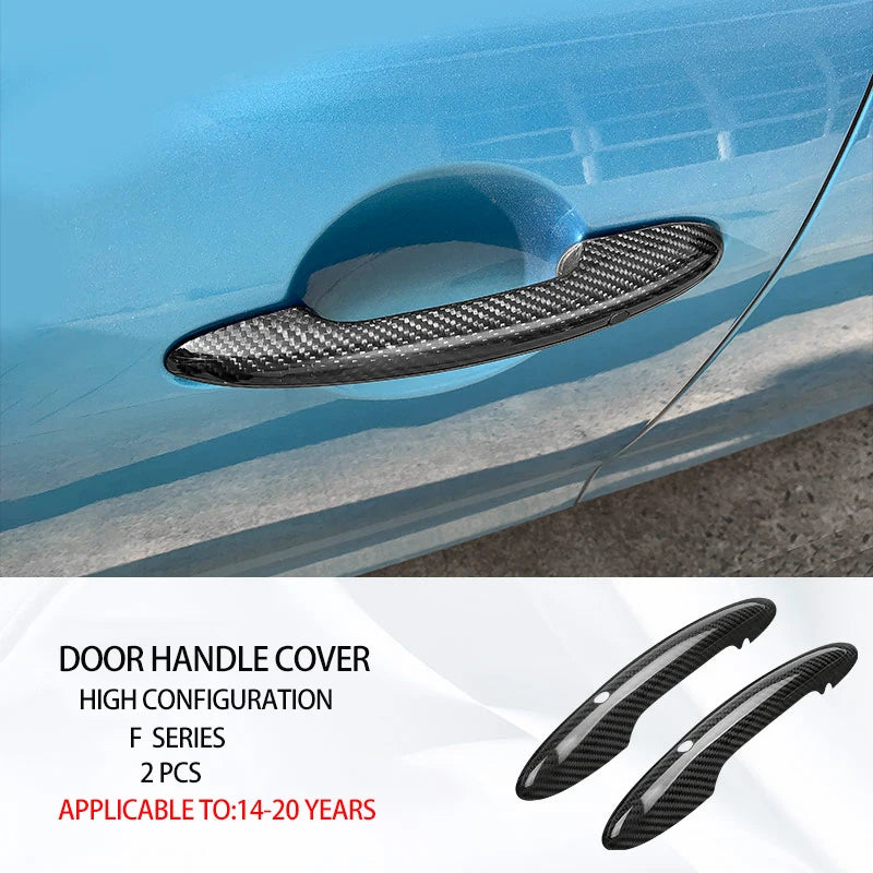 Car Interior Accessories For Mini Cooper F54 F55 F56 F57 F60 Real Carbon Fiber Decorative Cover Sticker Protective Auto Part
