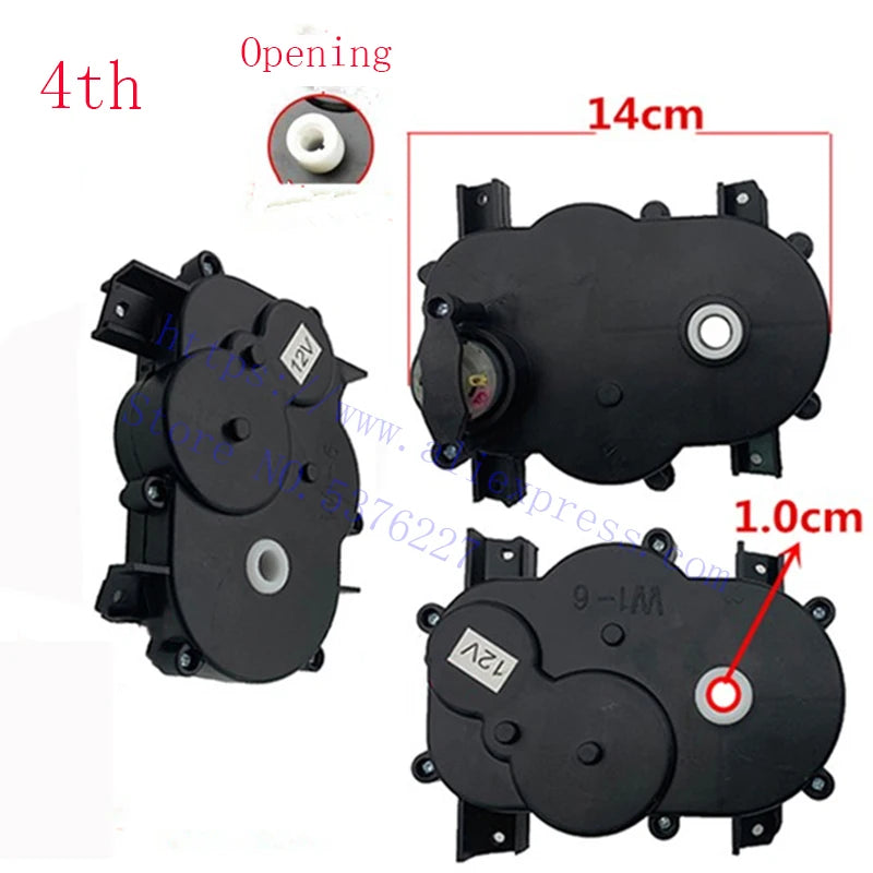 Children's electric car steering motor gear box RS280, 380/390 6V/12V motor remote control stroller accessories