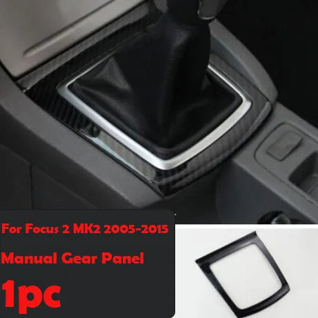 Car-Styling Accessories Air vent Gear Water Cup Holder AC Panel Interior Decorative Cover Case For Ford Focus 2 mk2 2005-2008