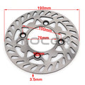 Motorcycle 220mm 190mm 130mm Front and Rear Disc Brake Discs Suitable for 50cc-125cc Off-Road Motorcycles ATVs and Karts