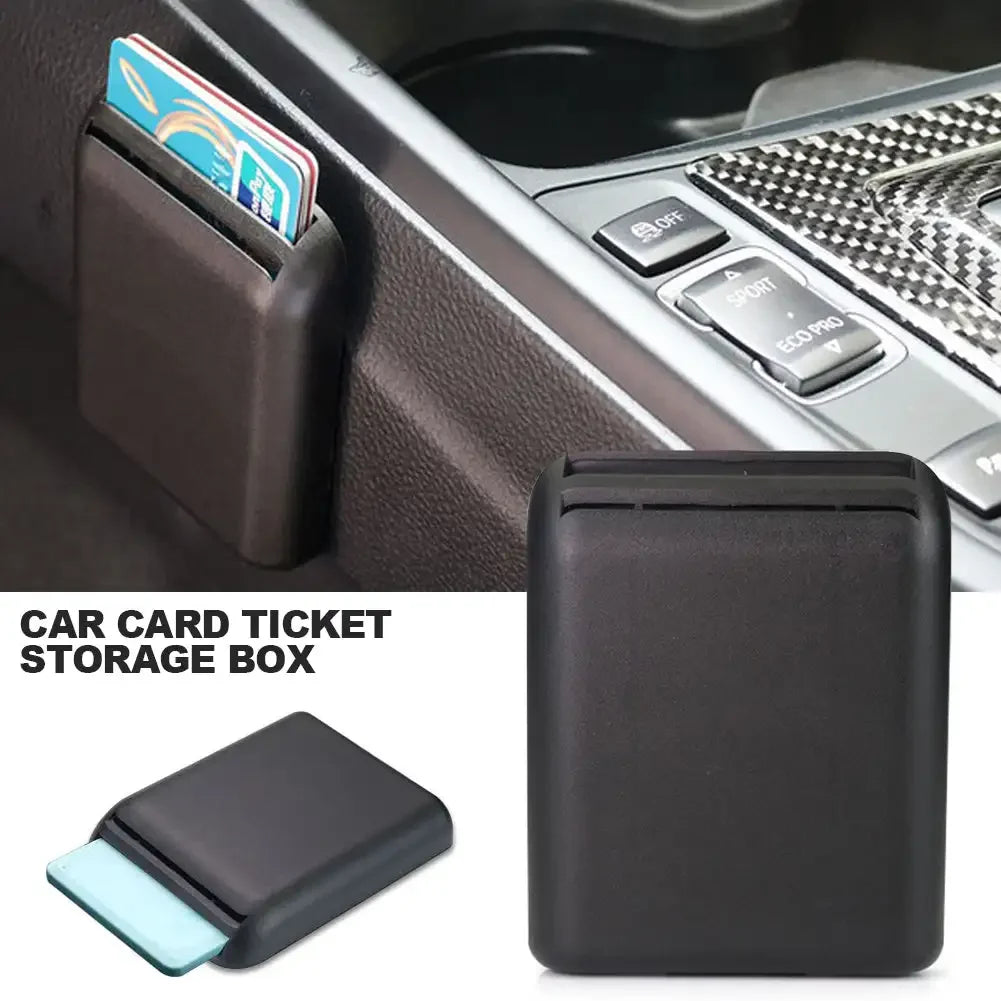 Multifunction Car Organizer Auto Seat Crevice Card Ticket Storage Box Bracket Stand Universal Car Accessories Interior