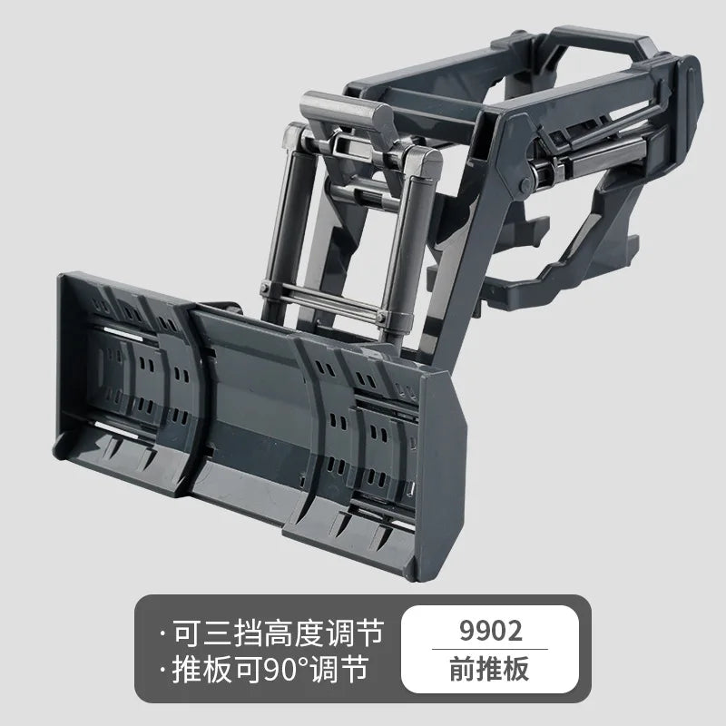 Camión tractor con remolque RC 1/24, vehículo agrícola eléctrico de ingeniería de 2,4 G, cosechadora, equipo agrícola, juguetes para niños, regalos.