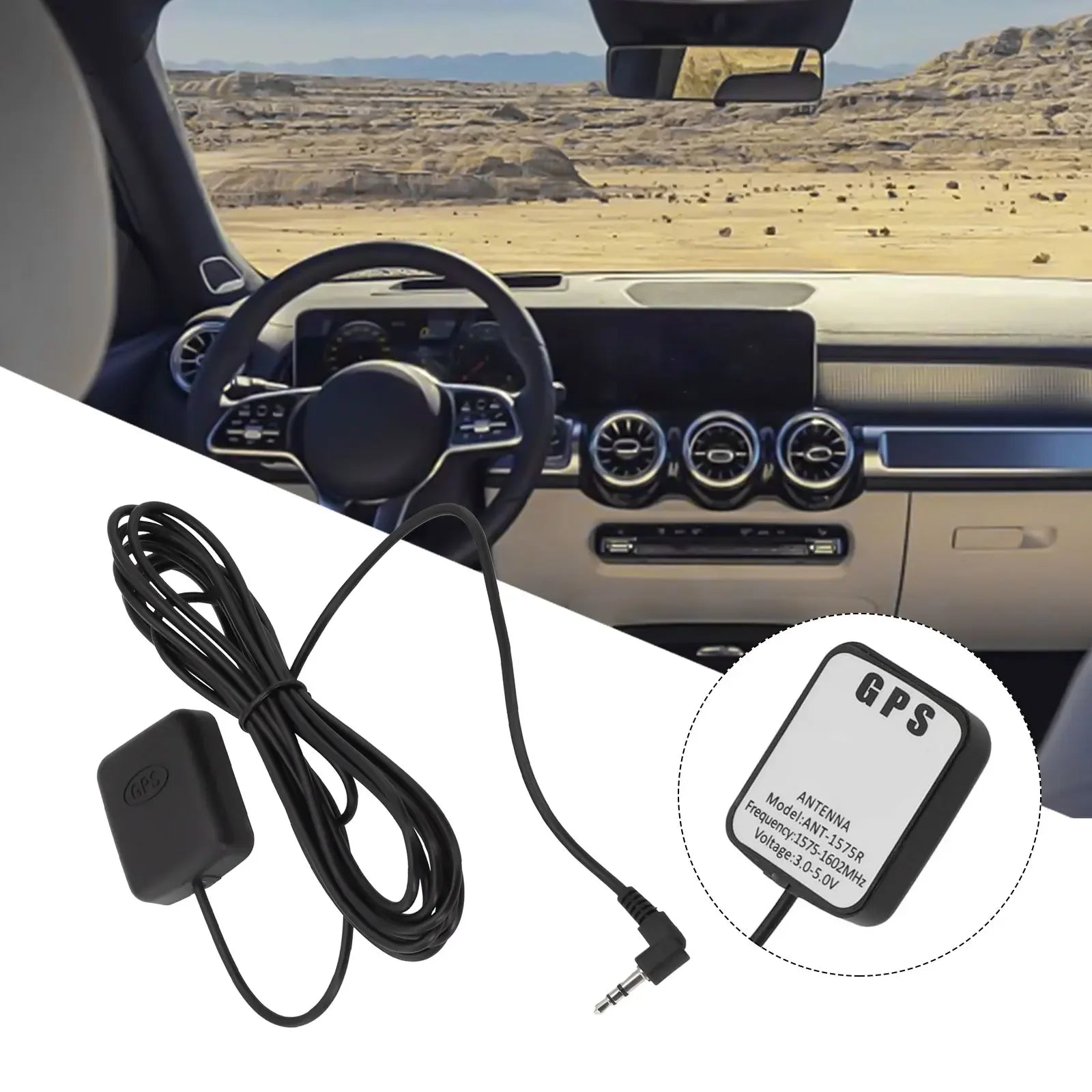 Dash Camera GPS Dash Cams GPS Antenna For Car GPS For Dash Cams Signal Enhancement Quick Installation Light Weight