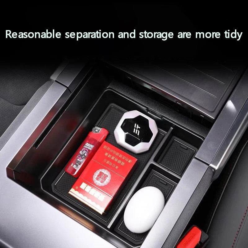 For Avatr 07 Accessories 2024 2025 2026 Indoor Central Upper Layer Console Armrest Storage Box Holder Interior Car Accessories