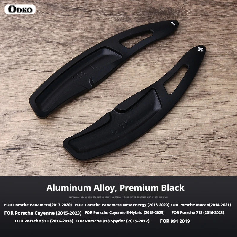 For Porsche 991 2019 model Car Interior Accessories Aluminum Alloy Car Steering Wheel Gear Shifters Paddle Shift Extension