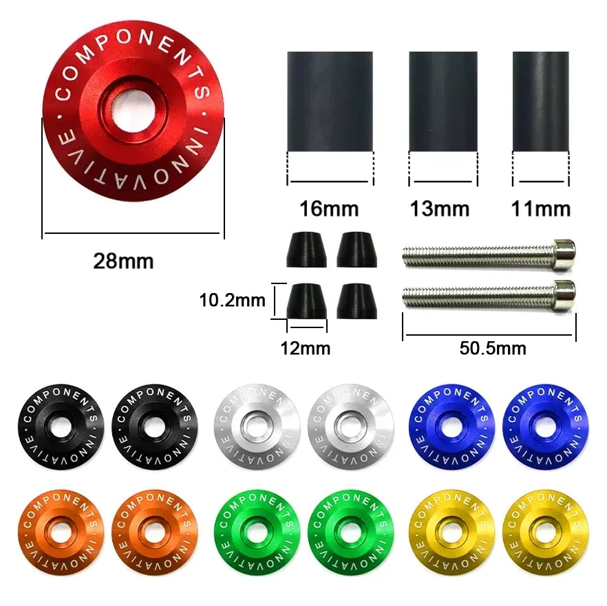 For Honda Yamaha KTM Dirt Bike Accessories ﻿ 1 Pair Motorcycle Handle Bar Ends Plug Grips Handlebar Plug Caps Slider Motor Bike