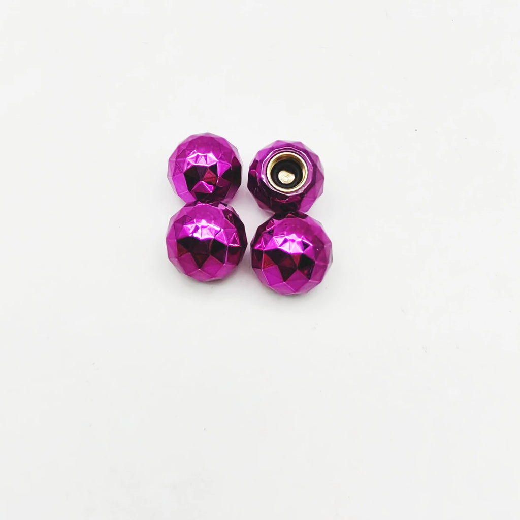 4pcs Aluminum Or Plastic Car Motorcycle Bike Truck Wheel Tire Valve Dustproof Valve-cap Cover Rim Valve Stem Cap Tornasol color