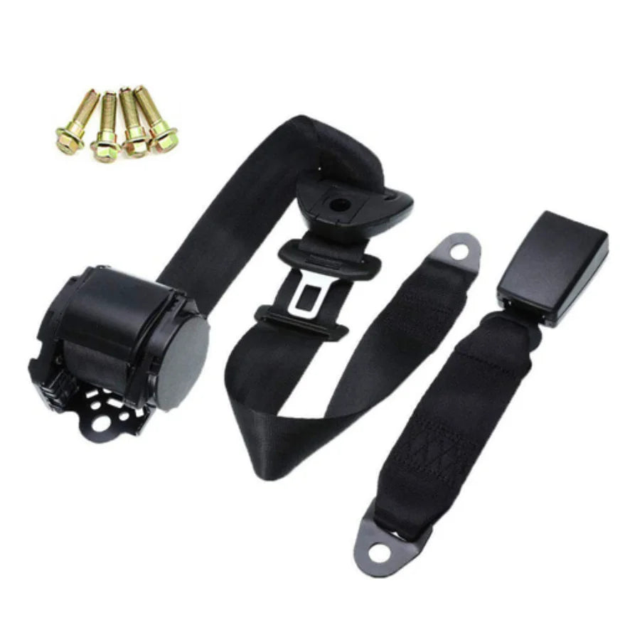 Universal 3 Points Adjustable Car Seat Belt With Sensors Driver Safety Belt Retractable Safety Strap Car Seat Belt