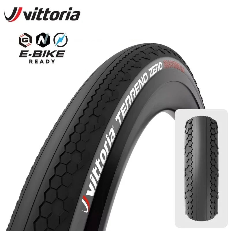 Vittoria TERRENO ZERO Racing Bike Gravel Road Tires Bicycle Tubeless Hardpack Tyre 700x37C 700x40C Road Bike Foldable Tyres