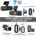 Dash Cam 4K UHD for Car Camera Front Rear Dual Lens With GPS WiFi 24h Parking Mode Night Vision Car DVR Video Registrator