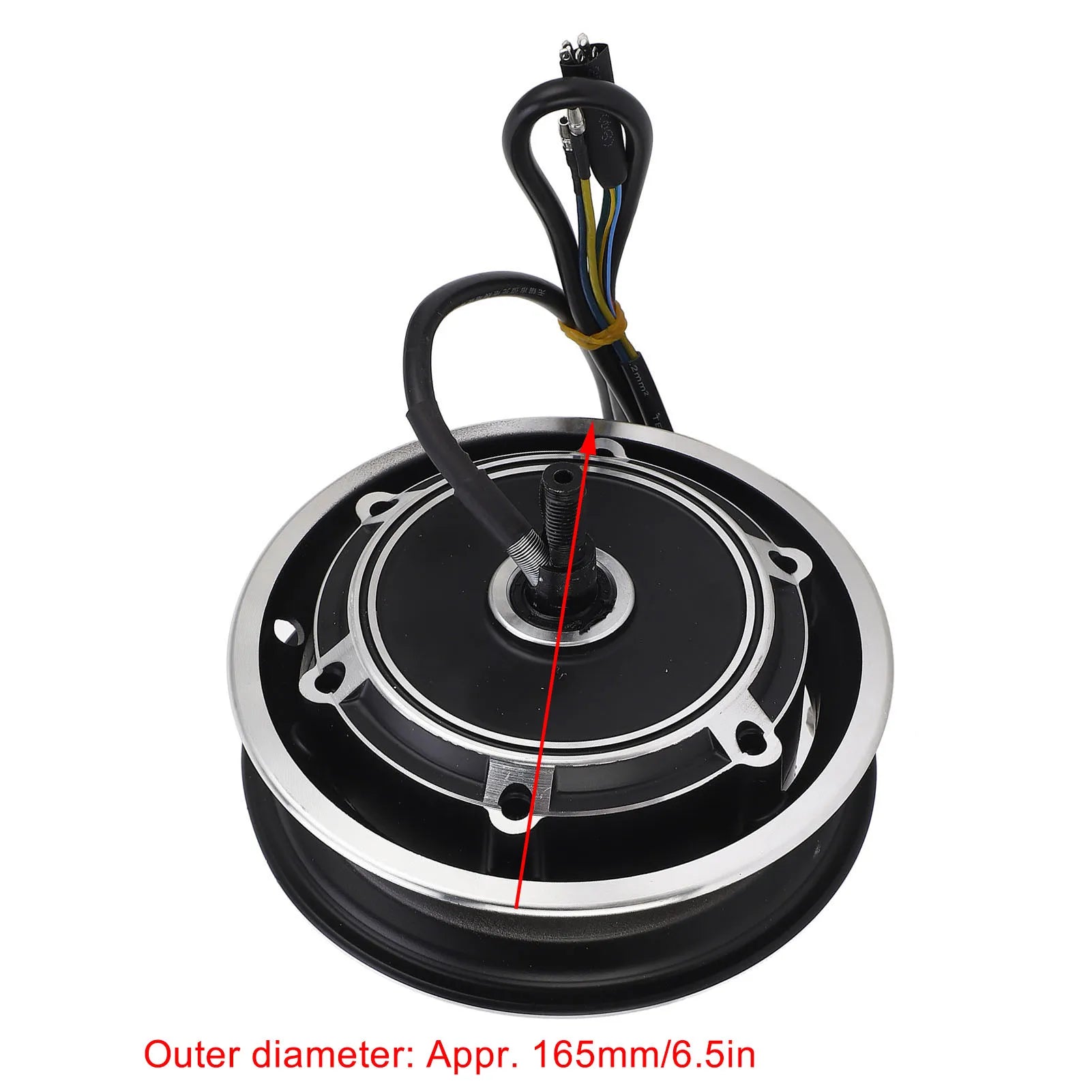 Electric Scooter Hub Motor 48V 1000W Electric Bike Brushless Disc Brake Hub Motor for 10 Inch Outer Tire